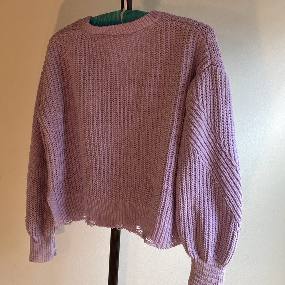 No boundaries- crop V neck sweater-S - Picture 3 of 12
